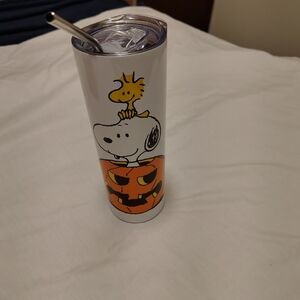 Snoopy and Woodstock Halloween Tumbler